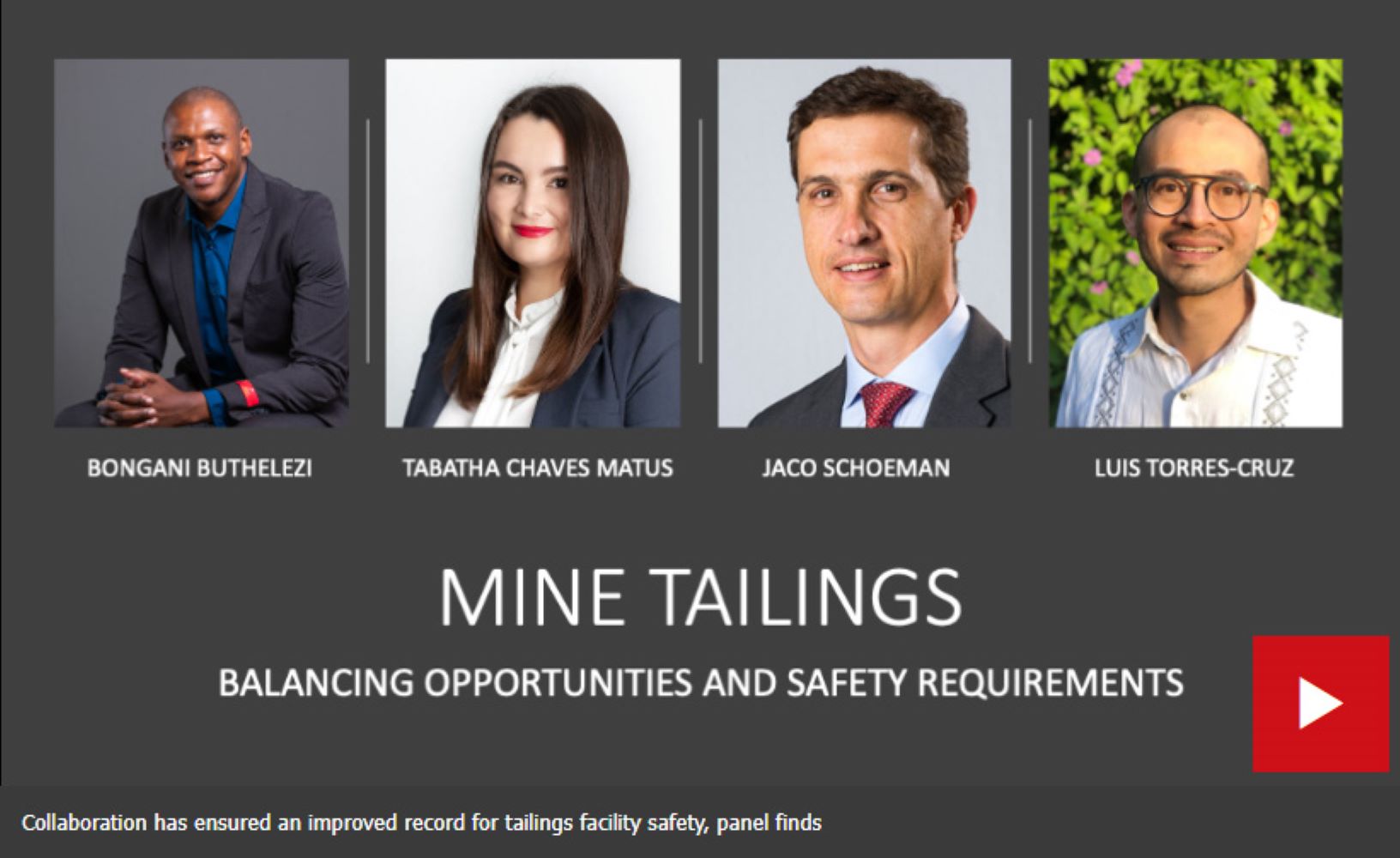 Collaboration has ensured an improved record for tailings facility safety, panel finds [cover]