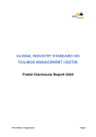 Global Industry Standard on Tailings Management (GISTM) - Public Disclosure Report 2023 [cover]